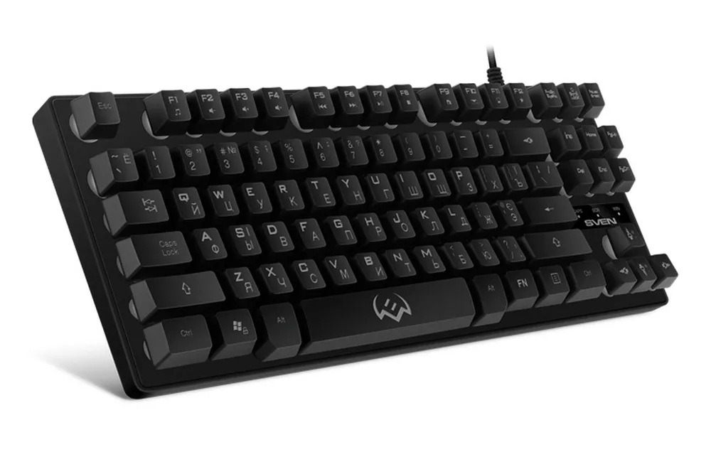 Tastatură SVEN KB-G7400, Cu fir, Negru