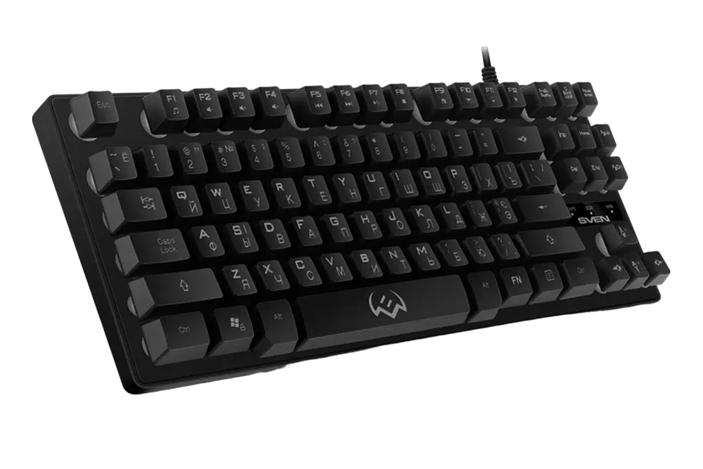 Tastatură SVEN KB-G7400, Cu fir, Negru