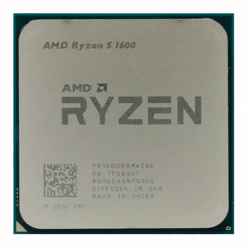 CPU AMD Ryzen 5 1600 (3.2-3.6GHz, 6C/12T, L2 3MB, L3 16MB, 12nm, 65W), Socket AM4, Box