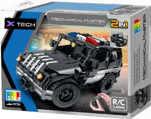 Конструктор с радиоуправлением XTech Police Car