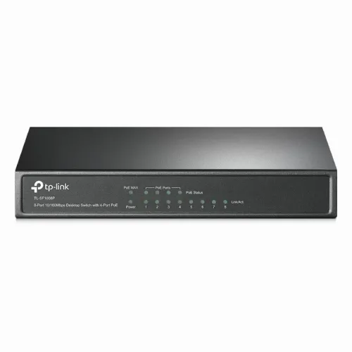 Comutator PoE TP-LINK TL-SF1008P, 4x IEEE 802.3af/at