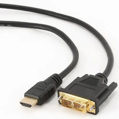 Cablu Video Cablexpert CC-HDMI-DVI-7.5MC, HDMI (M) - DVI-I (M), 7,5m, Negru