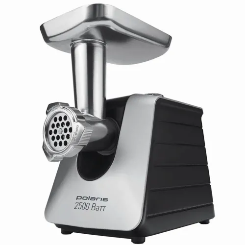 Mașină de tocat carne Polaris PMG2546, Oțel Inoxidabil Negru