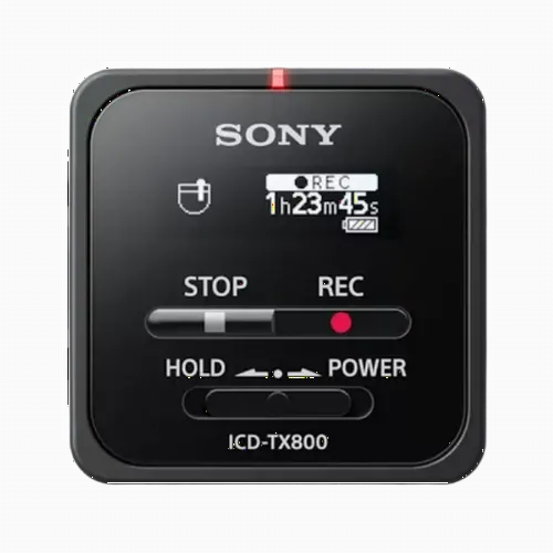 Recorder digital de voce SONY ICD-TX800, 16GB TX Series, Black