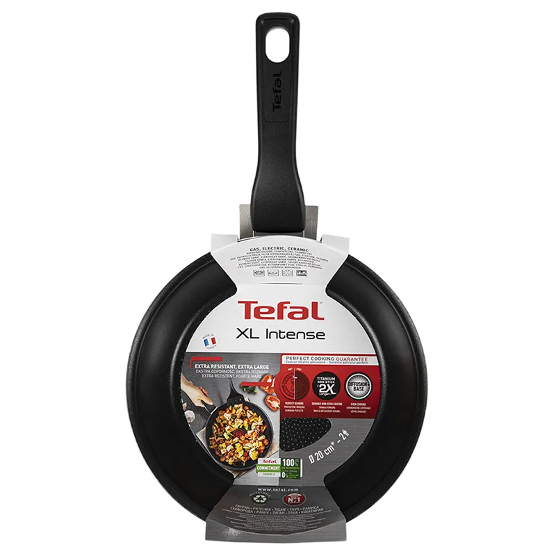 Сковорода Tefal C3840253, 20см, Чёрный