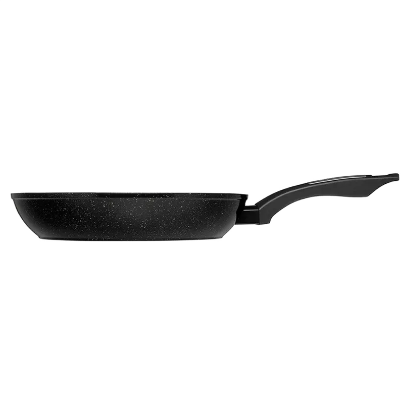 Сковорода Polaris Monolit-24F, 24cm, Чёрный