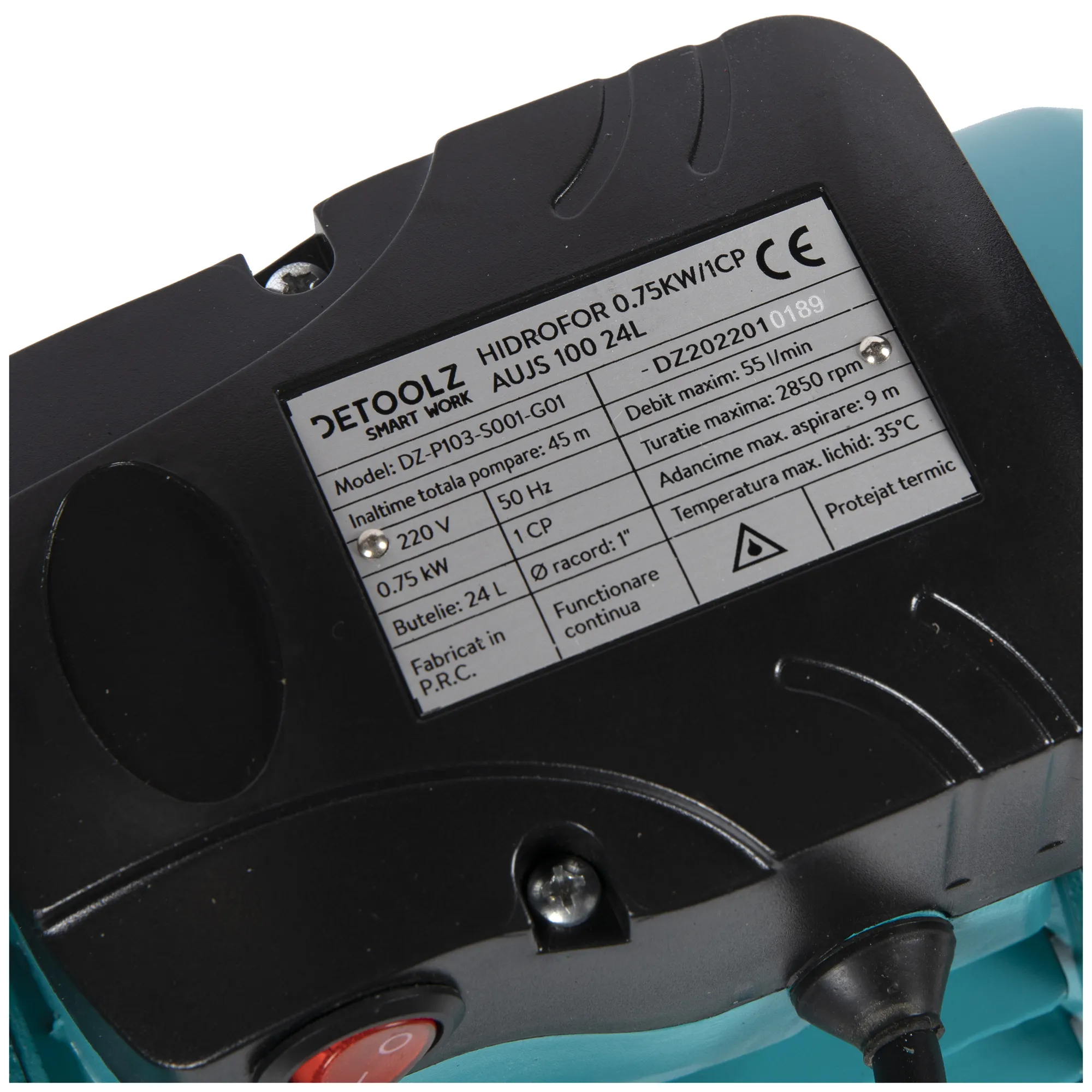 Гидрофор Detoolz 0,75KW 24L, AUTOJET-100B