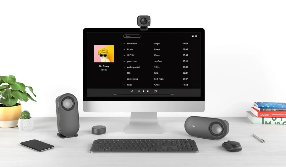 Boxe pentru calculator 2.1 Logitech Z407, Negru