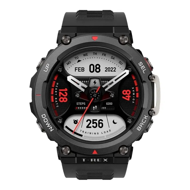 Умные часы Xiaomi Amazfit T-Rex 2, 47мм, Ember Black