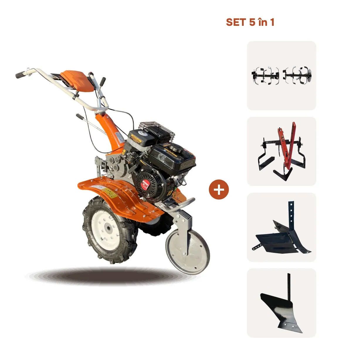 Set Motocultor TECHNOWORKER HB 700 S + 3 accesorii