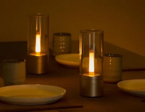 Ночник Xiaomi Yeelight Ambiance Lamp, Серебристый