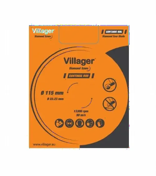 Disc diamantat continuu Villager DCBC - 150 mm