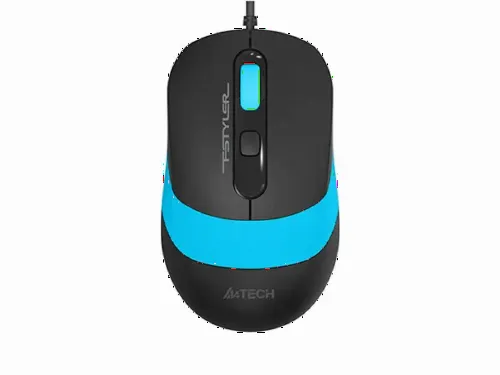 Mouse A4Tech FM10, Negru/Albastru