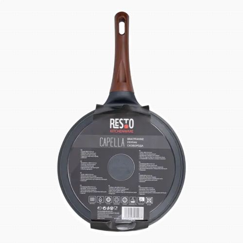 Tigaie RESTO 93510, 26cm, Negru