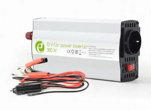 Автомобильный инвертор Energenie EG-PWC-042, 300Вт, Белый