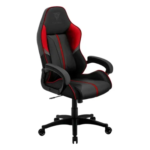 Игровое кресло ThunderX3 BC1, Искусственная кожа, Серый/Красный