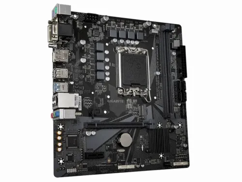 Материнская плата Gigabyte H610M S2H V2 DDR4, LGA1700, Intel H610, Micro-ATX