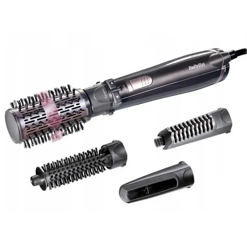 Фен-щётка BaByliss Ionic Airbrush AS200E, 1000Вт, Чёрный