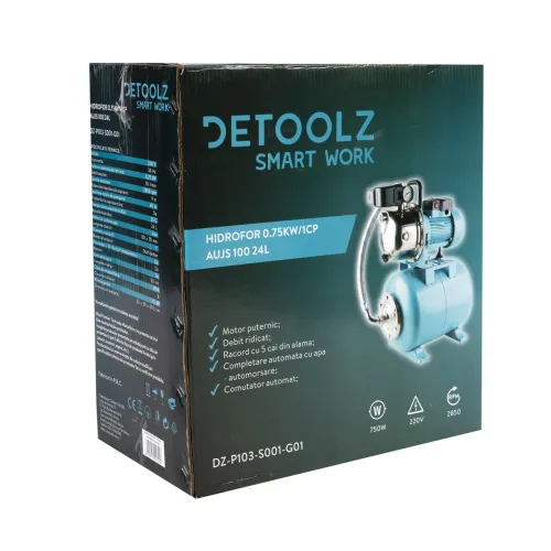 Гидрофор Detoolz 0,75KW 24L, AUTOJET-100B