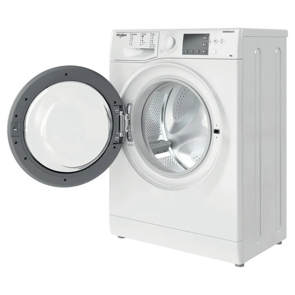Mașină de spălat Whirlpool WRBSB 6228 W EU, 6kg, Alb