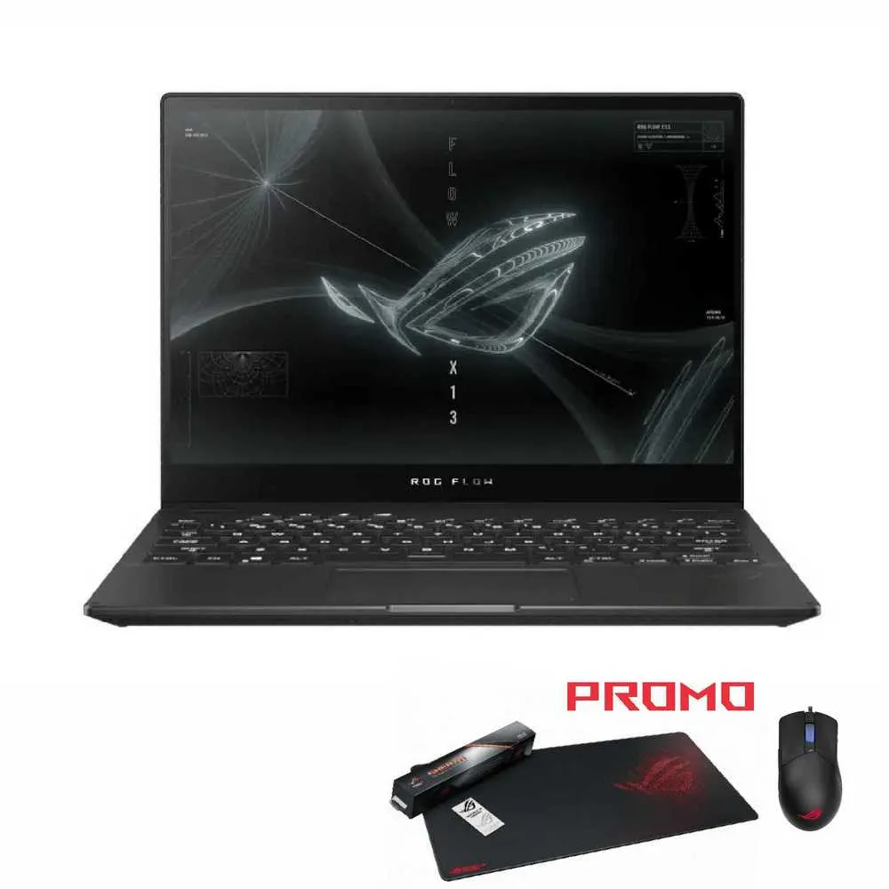 Игровой ноутбук 13,4" ASUS ROG Flow X13 GV301QH, OffBlack, AMD Ryzen 9 5980HS, 32Гб/1024Гб, Без ОС
