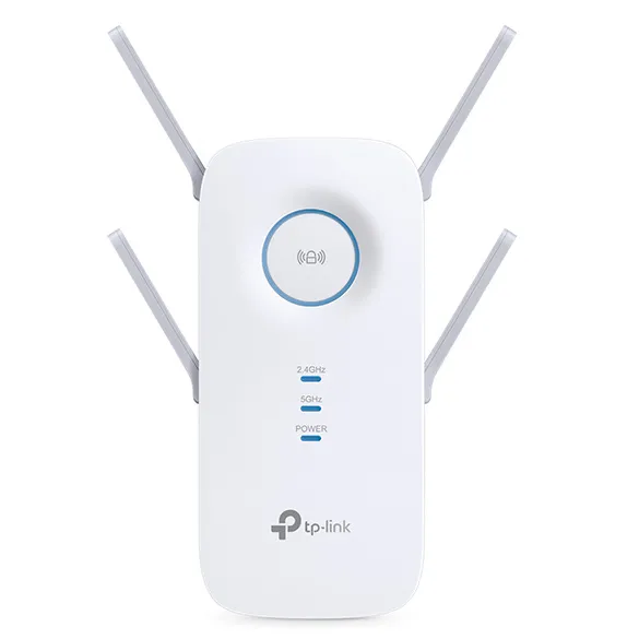 Усилитель Wi‑Fi сигнала TP-LINK RE650, 800 Мбит/с, 1733 Мбит/с, Белый