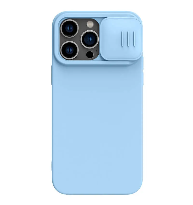 Nillkin Apple iPhone 14 Pro, CamShield Silky Silicone Case, Blue Haze