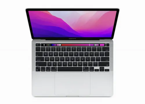 Laptop 13,3" Apple MacBook Pro 13 A2338, Argintiu, M2 with 8-core CPU and 10-core GPU, 8GB/512GB, macOS Monterey
