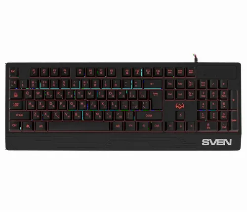 Tastatură SVEN KB-G8300, Cu fir, Negru