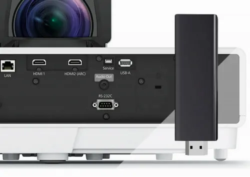 Proiector cu rază ultra- scurtă Epson EH-LS500W, 4000ANSI Lumens, FullHD (1920 x 1080) 