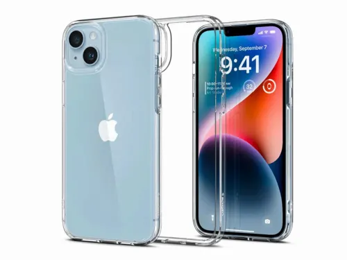 Spigen iPhone 14, Ultra Hybrid, Crystal Clear