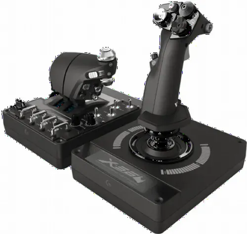 Joystick pentru jocuri Logitech G X56 HOTAS, Negru