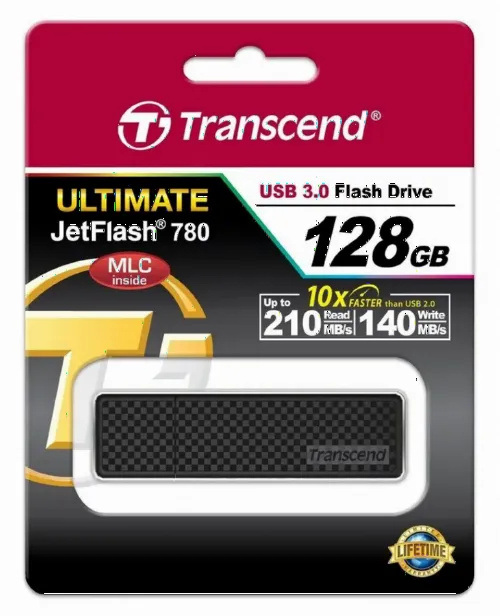 Memorie USB Transcend JetFlash 780, 128GB, Negru