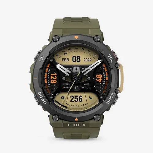 Ceas inteligent Xiaomi Amazfit T-Rex 2, 47mm, Wild Green