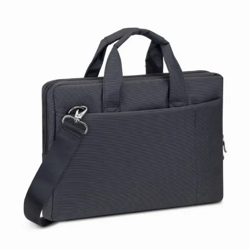 Geantă pentru Laptop RivaCase Central, 13.3", Poliester, Negru