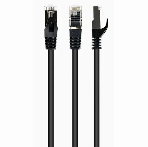 Patch cord Cablexpert PP6-1M/BK, Cat6 FTP , 1m, Negru