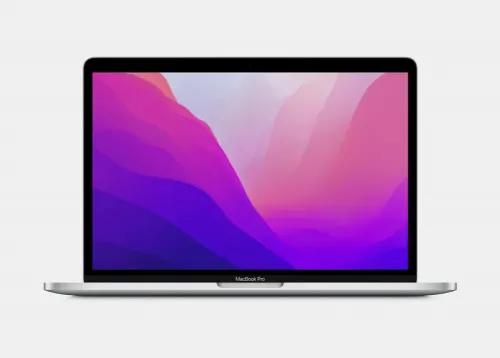 Laptop 13,3" Apple MacBook Pro 13 A2338, Argintiu, M2 with 8-core CPU and 10-core GPU, 8GB/512GB, macOS Monterey