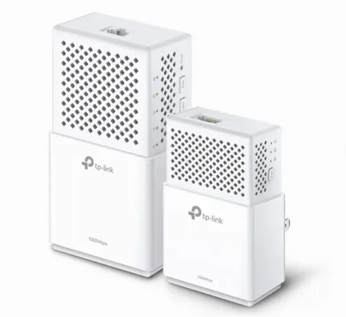 Powerline Adapter  TP-LINK TL-WPA7510 KIT, AV1000, 1000 Mbps, Alb