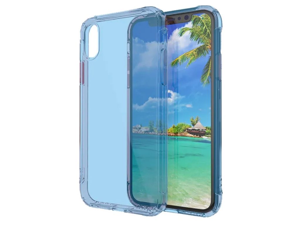 Husă Nillkin iPhone XS/X - Ultra thin TPU - Nature, Albastru
