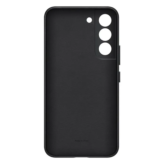 Чехол Samsung Leather Cover for Galaxy S22, Чёрный