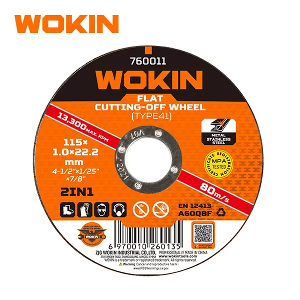 Disc taiere metal WOKIN 125x1.2x22 mm