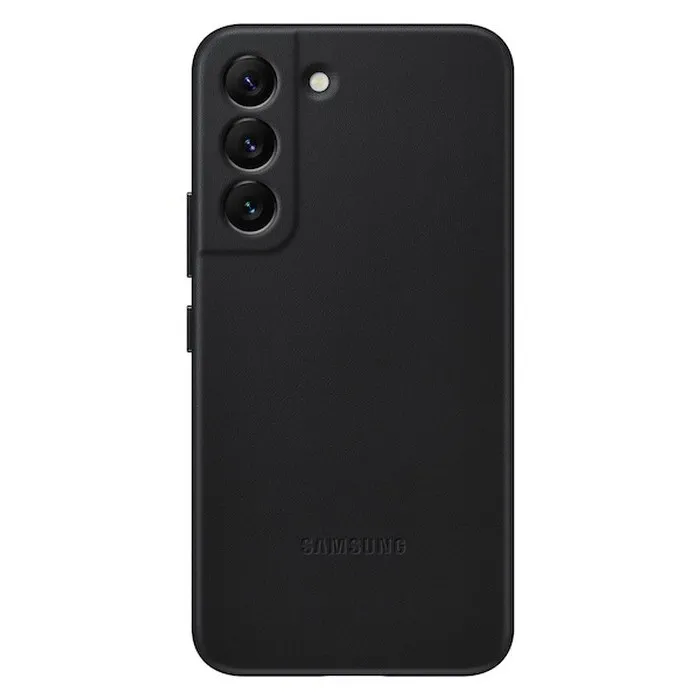 Чехол Samsung Leather Cover for Galaxy S22, Чёрный