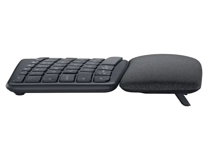 Wireless Keyboard Logitech ERGO K860, Curved keyframe, Split layout, Wrist rest, Tilt legs, 2.4/BT