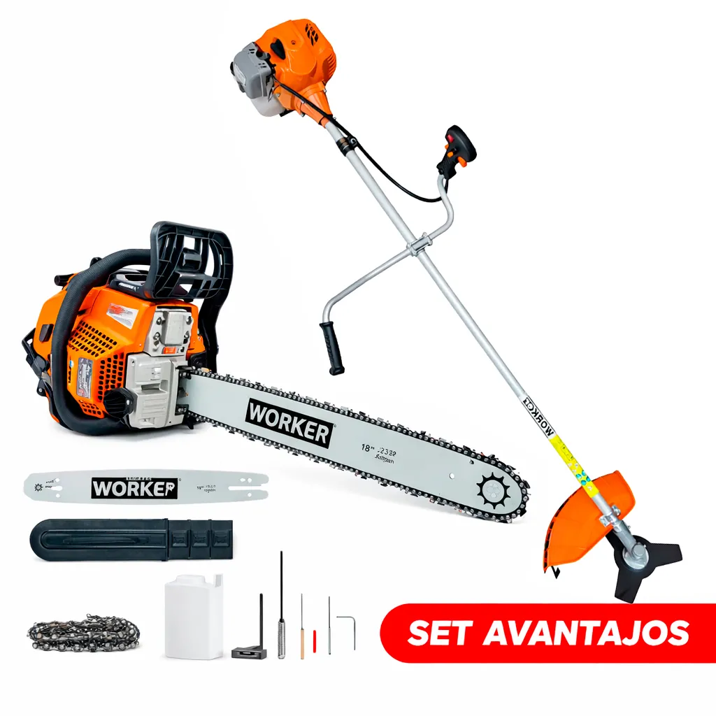 TikTok Мотокоса BC 43 si Бензопила TechnoWorker DB5802 PRO