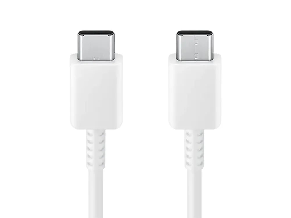 Кабель для зарядки и синхронизации Samsung USB-C to USB-C Cable 3A, USB Type-C/USB Type-C, 1,8м, Белый