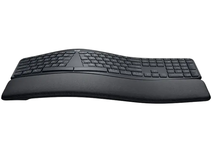 Wireless Keyboard Logitech ERGO K860, Curved keyframe, Split layout, Wrist rest, Tilt legs, 2.4/BT