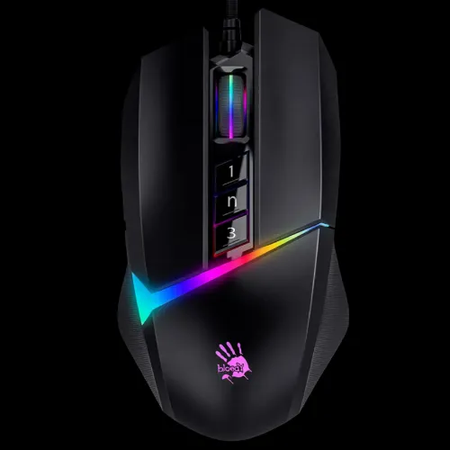 Gaming Mouse Bloody W70 Max, Negru