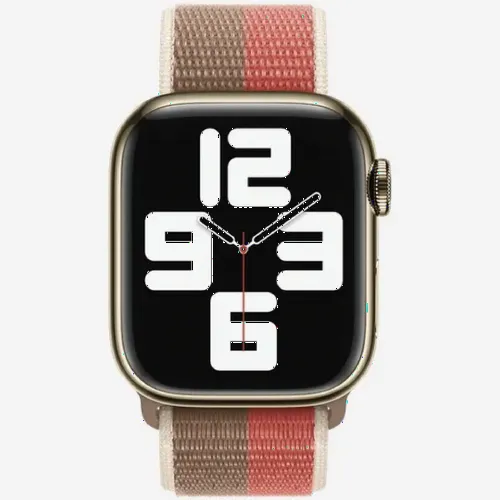 Strap Apple Watch 41mm Pink Pomelo/Tan Sport Loop - Regular