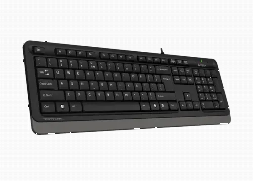 Tastatură A4Tech FK10, Cu fir, Negru/Gri