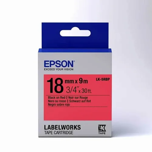 Картридж с лентой Epson LK-5RBP, 18 мм x 9 м